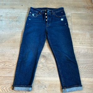 Levi’s 501. Dark wash
